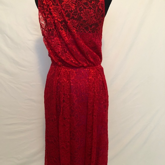 Limited, Red Lace Dress, Satin Lined, Size 4, NWTS - Picture 5 of 8